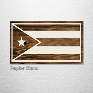 Puerto Rican Flag - Fire & Pine