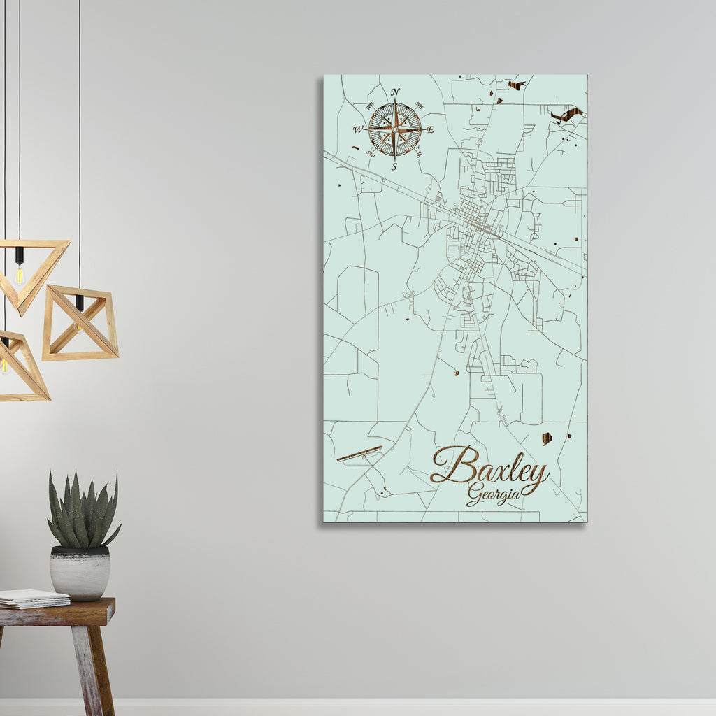 Baxley, Street Map Fire & Pine