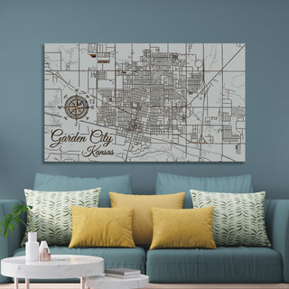 Garden City, Kansas Street Map