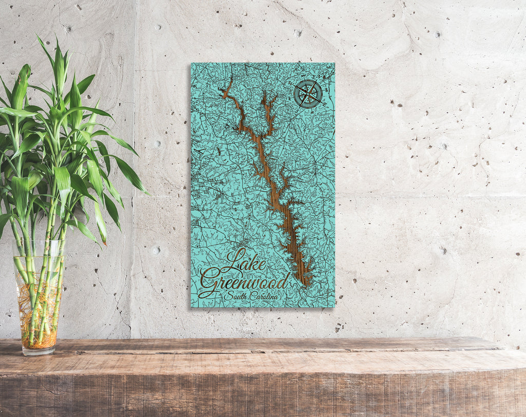 Lake Greenwood Map