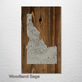 Idaho Isolated Map (SCH-4X) - Fire & Pine
