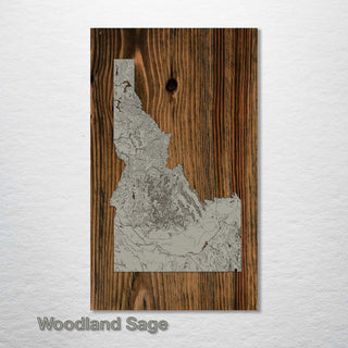 Idaho Isolated Map (MI-SM) - Fire & Pine
