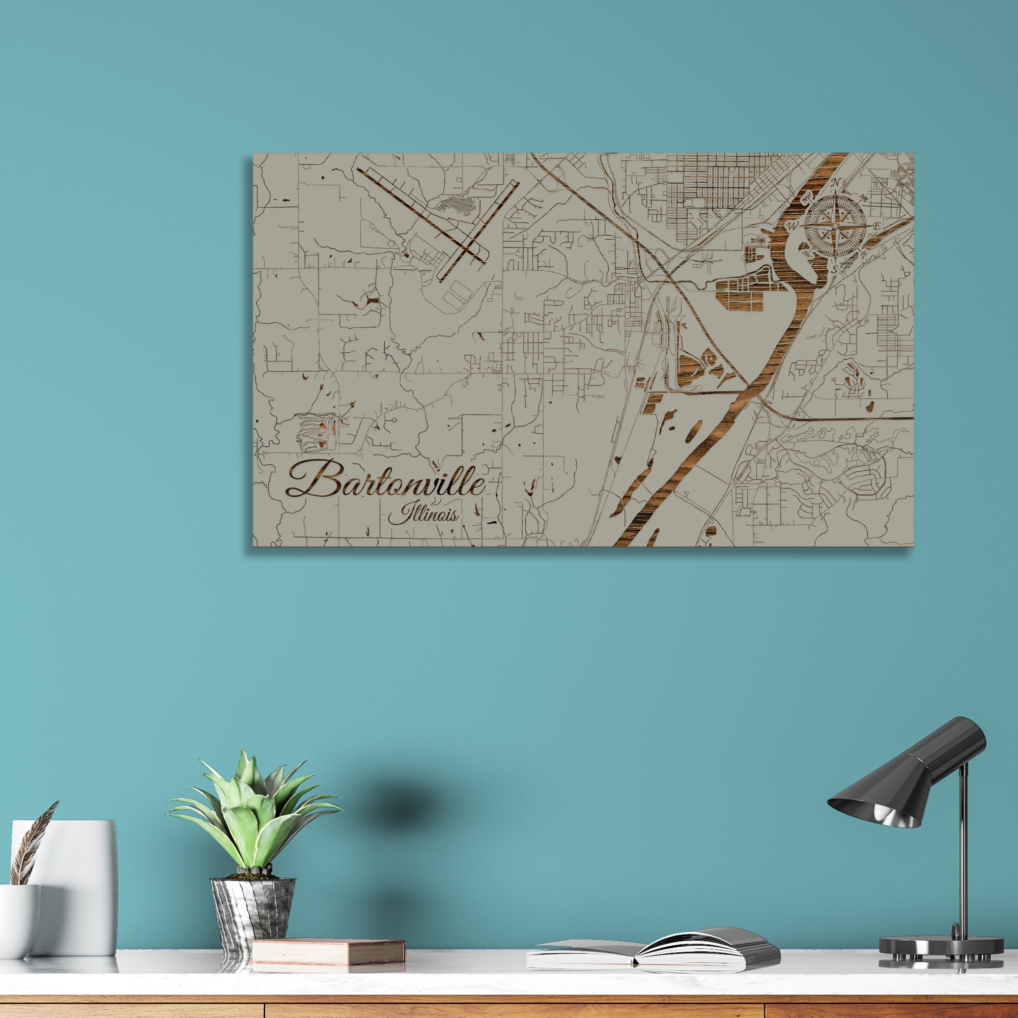 Bartonville, Illinois Street Map