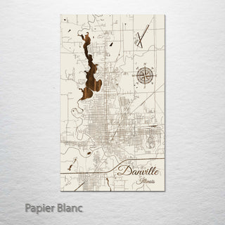 Danville, Illinois Street Map