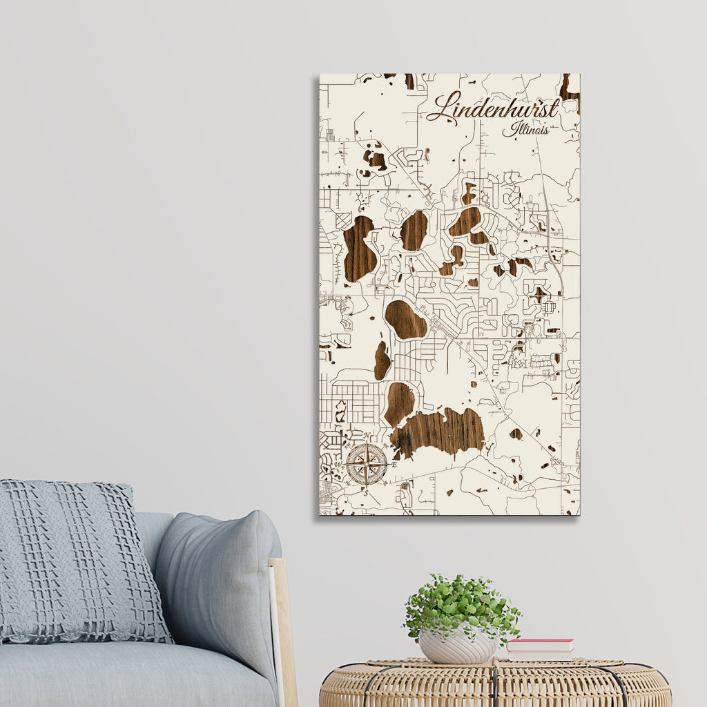 Lindenhurst, Illinois Street Map Fire & Pine