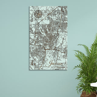 Jackson, Mississippi Street Map