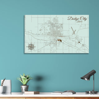 Dodge City, Kansas Street Map