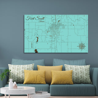 Fort Scott, Kansas Street Map