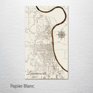 Leavenworth, Kansas Street Map