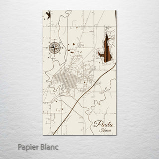 Paola, Kansas Street Map