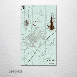 Paola, Kansas Street Map