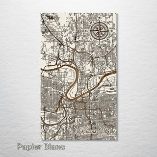 Kansas City, Missouri Street Map - Fire & Pine