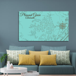 Pleasant Grove, Alabama Sreet Map