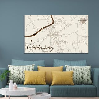 Childersburg, Alabama Street Map