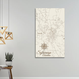 Sylacauga, Alabama Street Map