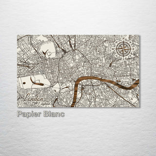 London, England Street Map - Fire & Pine