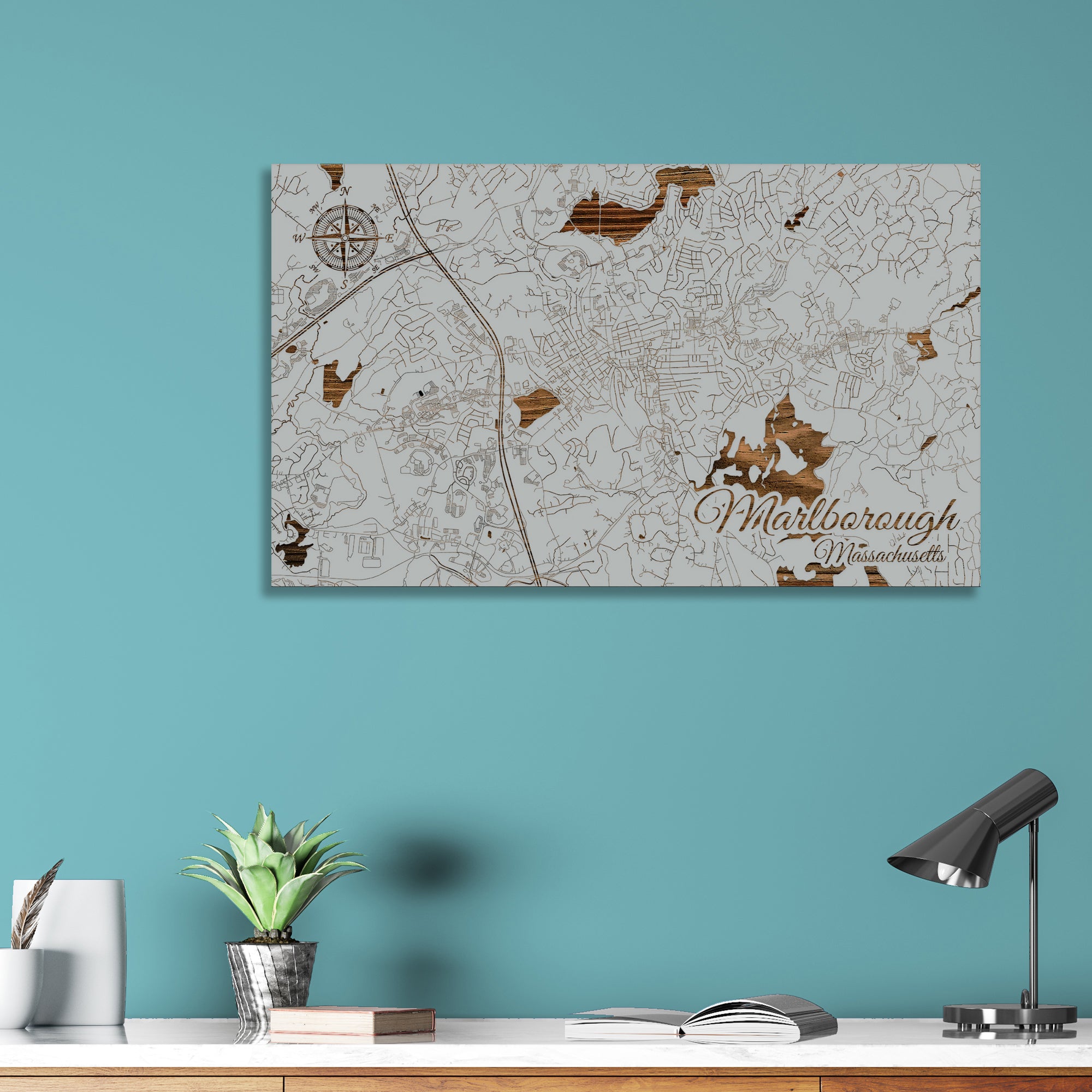 Marlborough, Massachusetts Street Map