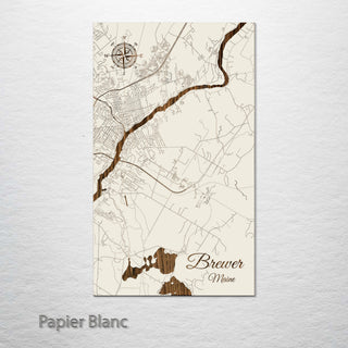 Brewer, Maine Street Map