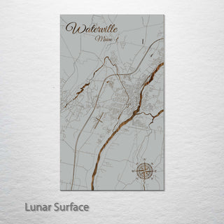 Waterville, Maine Street Map