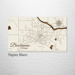 Buchanan, Michigan Street Map