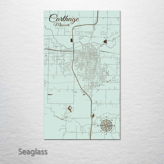 Carthage, Missouri Street Map