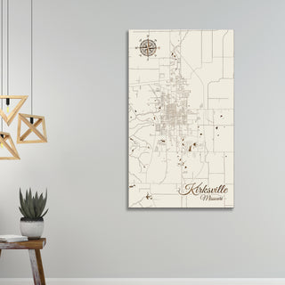 Kirksville, Missouri Street Map