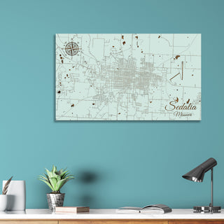 Sedalia, Missouri Street Map