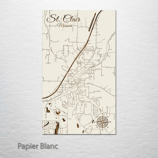 St. Clair, Missouri Street Map