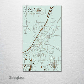 St. Clair, Missouri Street Map