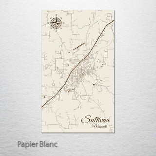 Sullivan, Missouri Street Map