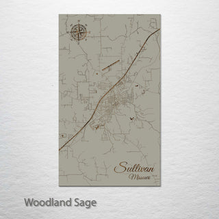 Sullivan, Missouri Street Map