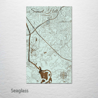 Sunset Hills, Missouri Street Map