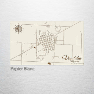 Vandalia, Missouri Street Map
