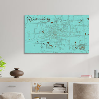 Warrensburg, Missouri Street Map