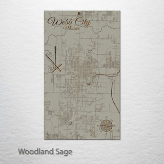 Webb City, Missouri Street Map