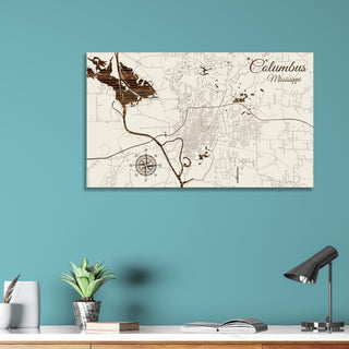 Columbus, Mississippi Street Map