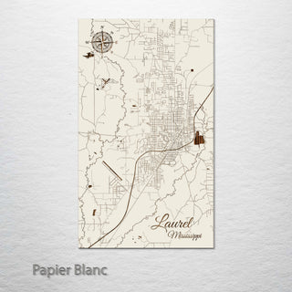 Laurel, Mississippi Street Map