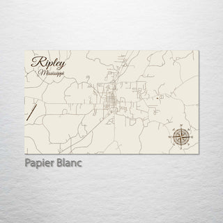Ripley, Mississippi Street Map