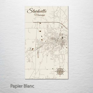 Starkville, Mississippi Street Map