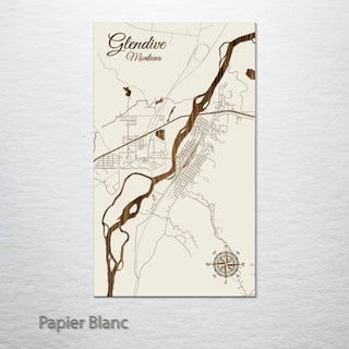 Glendive, Montana Street Map