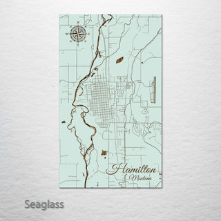 Hamilton, Montana Street Map