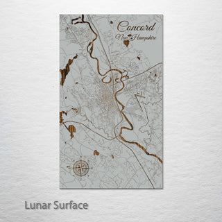 Concord, New Hampshire Street Map
