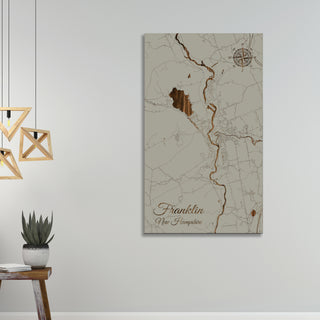 Franklin, New Hampshire Street Map
