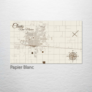 Clovis, New Mexico Street Map