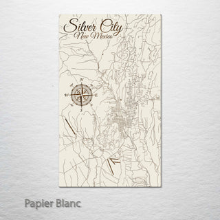 Silver City, New Mexico Street Map