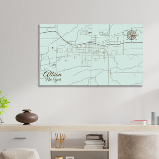 Albion, New York Street Map
