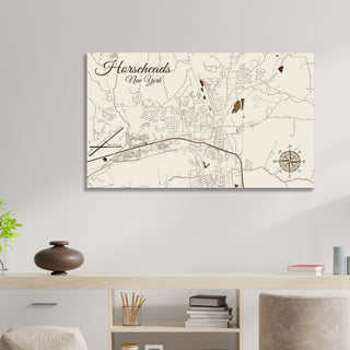 Horseheads, New York Street Map