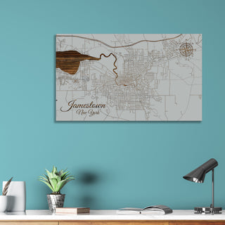 Jamestown, New York Street Map
