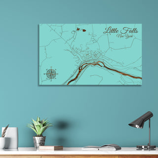 Little Falls, New York Street Map
