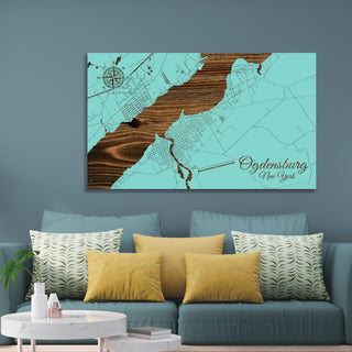 Ogdensburg, New York Street Map